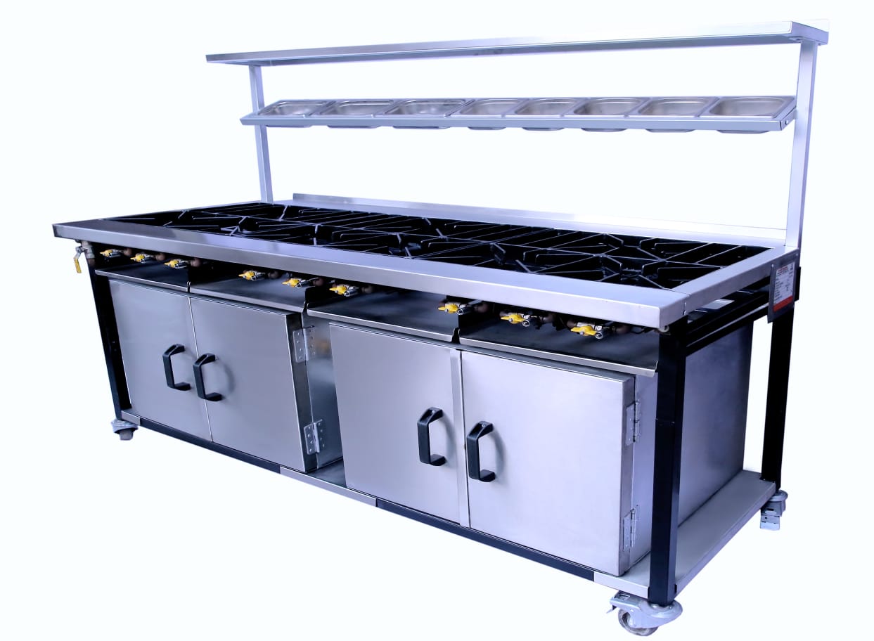 9 BURNER INDIAN COOKER